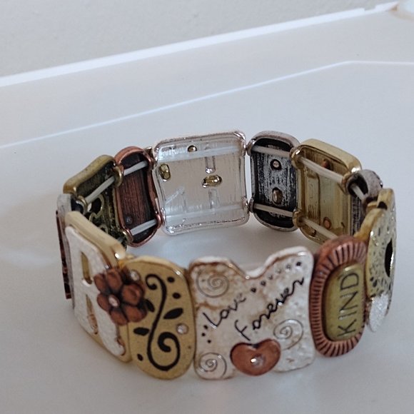 Love Forever Mother Metal Stretch Bracelet - Picture 10 of 14